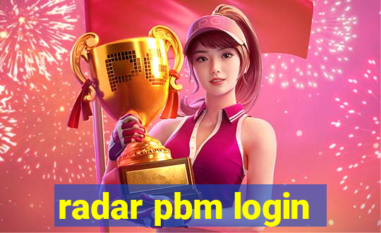 radar pbm login